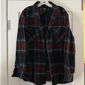 Lee - Flannel - Navy/Green/Burgundy - XL